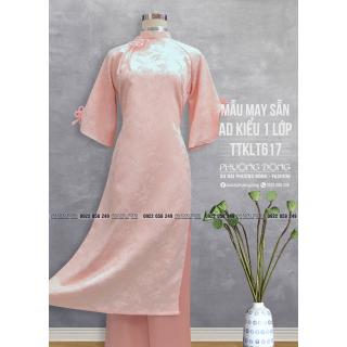 Áo Dài Phom Trẻ Gấm Lụa Phom Suông TTKLT617